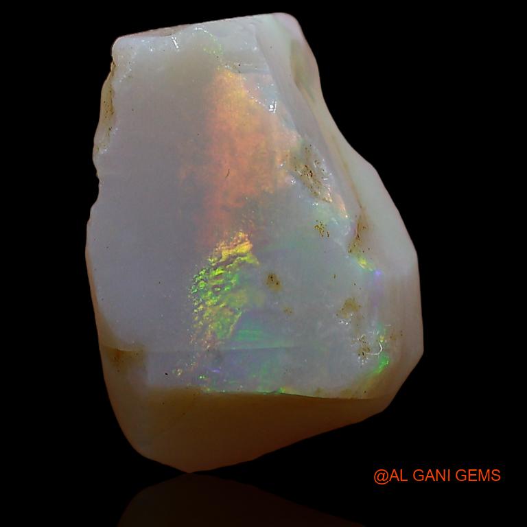 6.85 Cts Unheated Australian Fire Opal Loose Gemstone Fancy Rough Natural 14x10x6 mm R-249