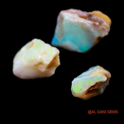 3 Pcs 10.40 Cts Natural Australian Fire Opal Loose Gemstone Fancy Rough 6x2x4 mm To 7x4x4 mm R-24