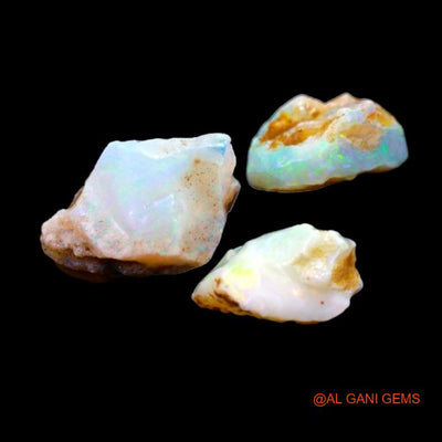 3 Pcs 10.40 Cts Natural Australian Fire Opal Loose Gemstone Fancy Rough 6x2x4 mm To 7x4x4 mm R-24