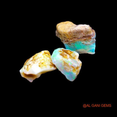 3 Pcs 10.40 Cts Natural Australian Fire Opal Loose Gemstone Fancy Rough 6x2x4 mm To 7x4x4 mm R-24