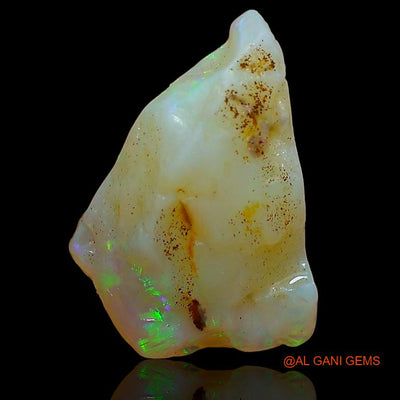 4.55 Cts Natural Australian Fire Opal Loose Gemstone Fancy Rough 14x9x7 mm R-250