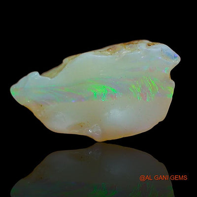 4.55 Cts Natural Australian Fire Opal Loose Gemstone Fancy Rough 14x9x7 mm R-250