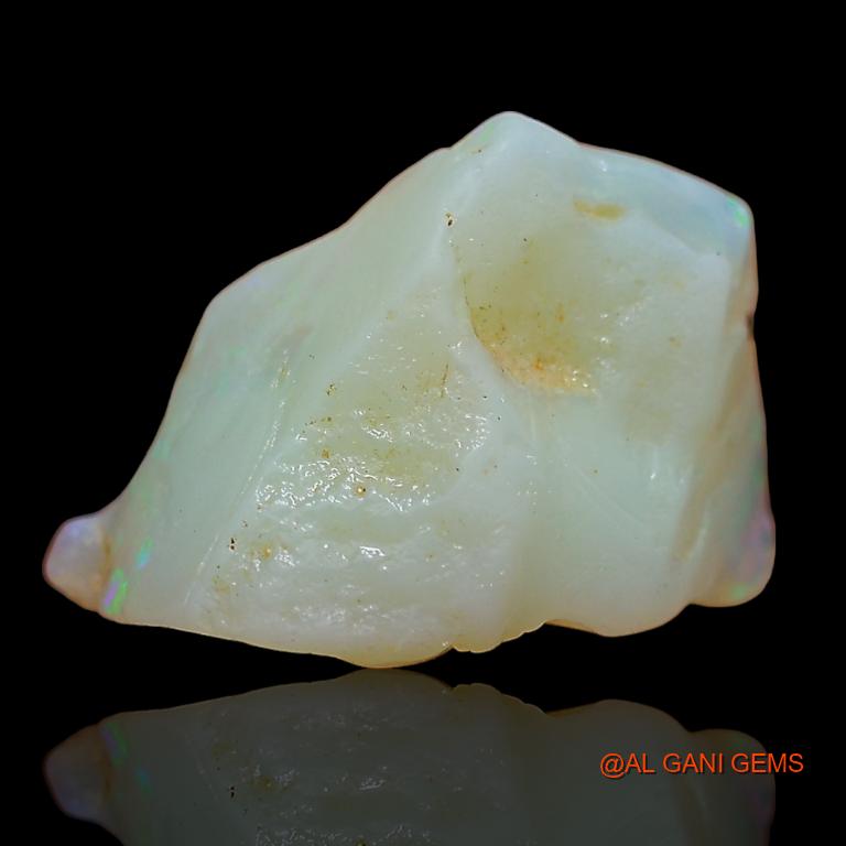 4.55 Cts Natural Australian Fire Opal Loose Gemstone Fancy Rough 14x9x7 mm R-250