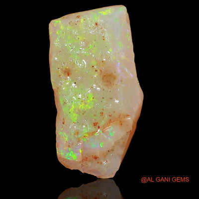 Natural Untreated Fire Opal Loose Gemstone Fancy Rough From Australia 3.95 Cts 17x9x4 mm R-252
