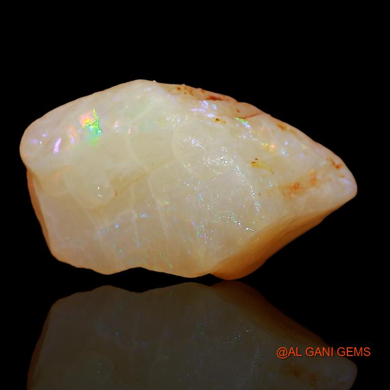Natural Fire Opal Gemstone 9.30 Cts Loose Fancy Rough From Australia 18x12x9 mm R-256