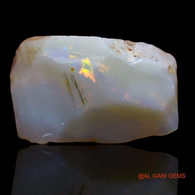 7.45 Cts Natural Australian Fire Opal Loose Gemstone Fancy Rough 16x10x6 mm R-259