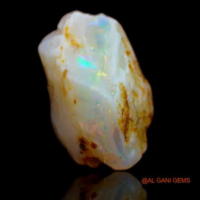 Natural Fire Opal Gemstone 3.55 Cts Loose Fancy Rough From Australia 7x4x3 mm R-25