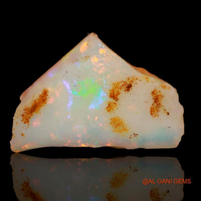 Natural Fire Opal Gemstone 5.25 Cts Loose Fancy Rough From Australia 17x11x4 mm R-264