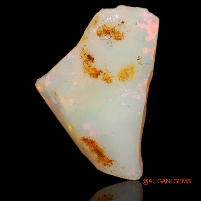 Natural Fire Opal Gemstone 5.25 Cts Loose Fancy Rough From Australia 17x11x4 mm R-264