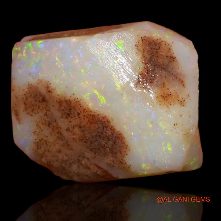 8.25 Cts Natural Australian Fire Opal Loose Gemstone Fancy Rough 15x11x7 mm R-265