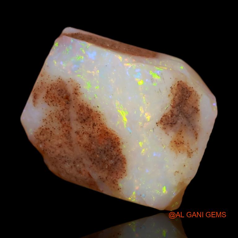 8.25 Cts Natural Australian Fire Opal Loose Gemstone Fancy Rough 15x11x7 mm R-265