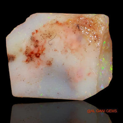 8.25 Cts Natural Australian Fire Opal Loose Gemstone Fancy Rough 15x11x7 mm R-265