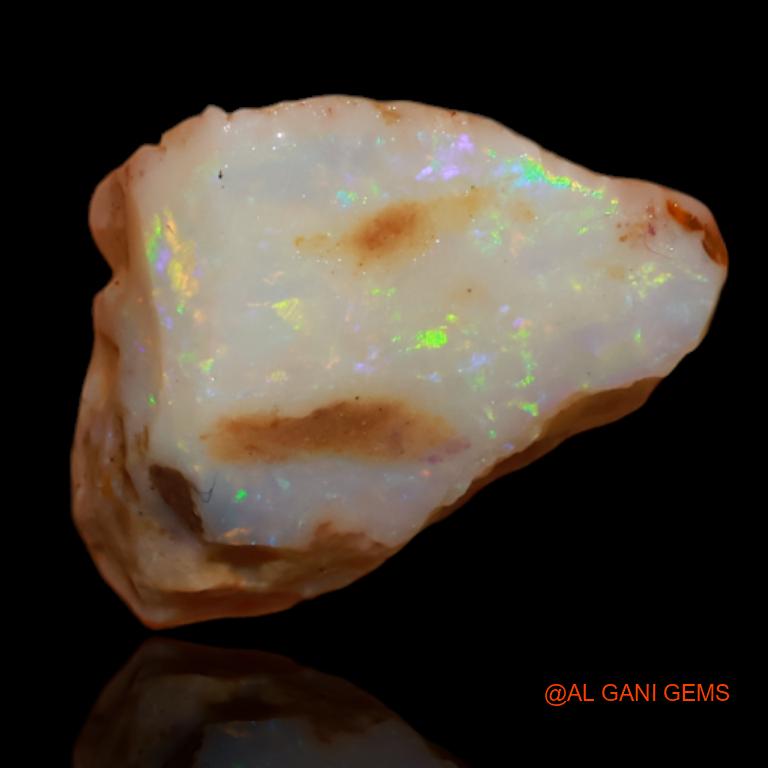 10.50 Cts Natural Australian White Opal Loose Gemstone Fancy Rough 17x16x9 mm R-269