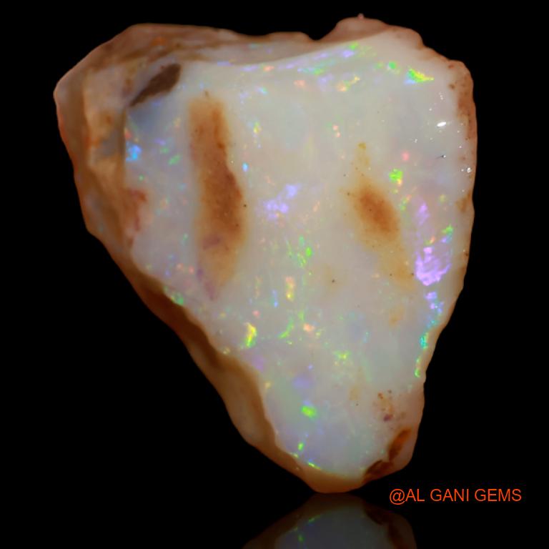 10.50 Cts Natural Australian White Opal Loose Gemstone Fancy Rough 17x16x9 mm R-269