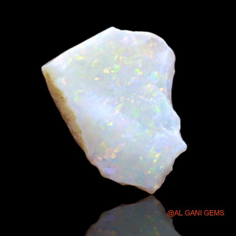 Natural Untreated Fire Opal Loose Gemstone Fancy Rough From Australia 2.30 Cts 7x5x1 mm R-26