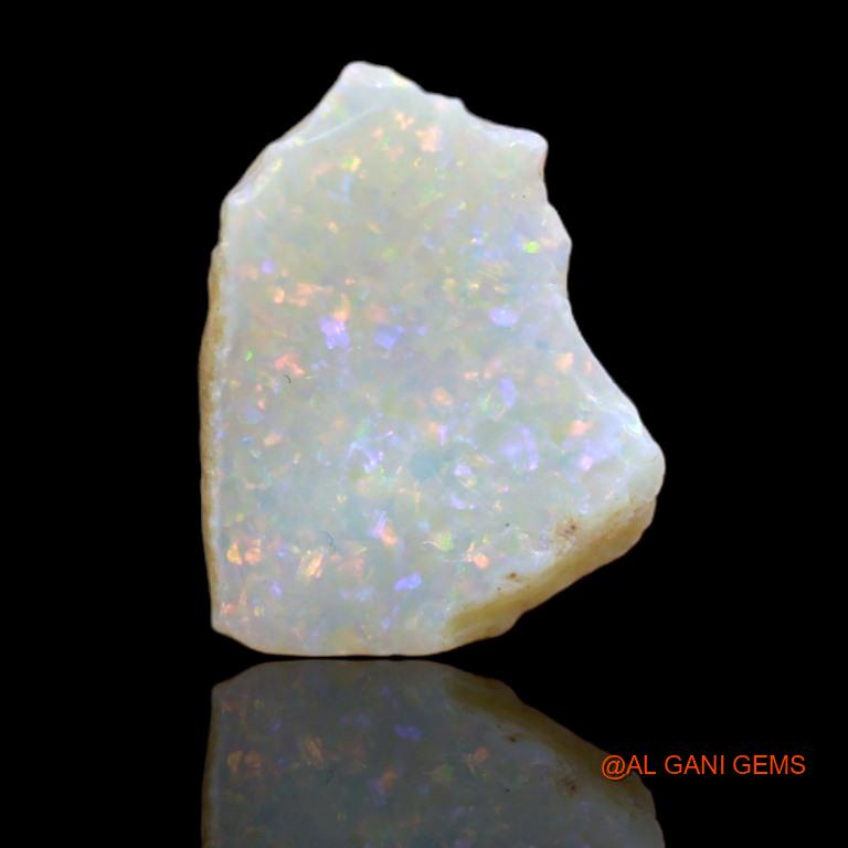 Natural Untreated Fire Opal Loose Gemstone Fancy Rough From Australia 2.30 Cts 7x5x1 mm R-26