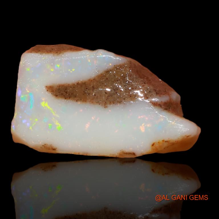 Natural Untreated Fire Opal Loose Gemstone Fancy Rough From Australia 5.90 Cts 17x9x5 mm R-276
