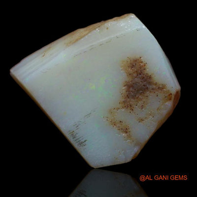 Natural Untreated Fire Opal Loose Gemstone Fancy Rough From Australia 7.00 Cts 13x12x6 mm R-285