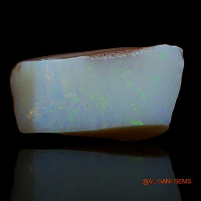 Natural Untreated Fire Opal Loose Gemstone Fancy Rough From Australia 7.00 Cts 13x12x6 mm R-285