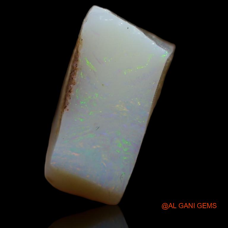 Natural Untreated Fire Opal Loose Gemstone Fancy Rough From Australia 7.00 Cts 13x12x6 mm R-285