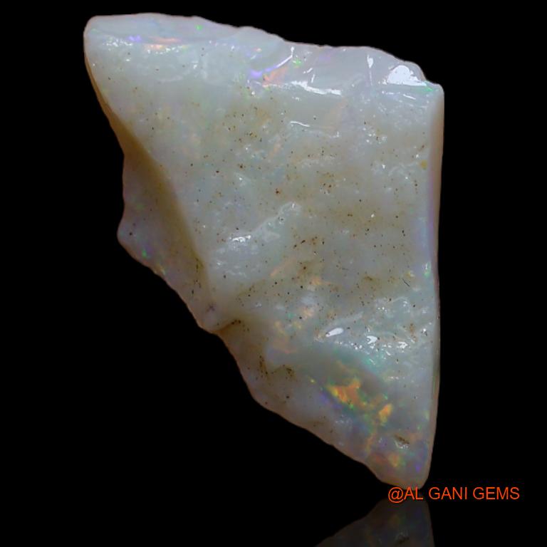 Natural Untreated Fire Opal Loose Gemstone Fancy Rough From Australia 3.10 Cts 19x12x3 mm R-288