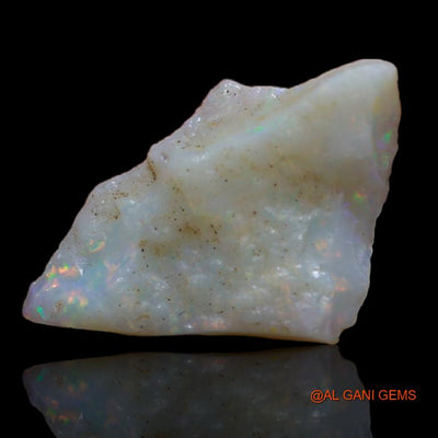 Natural Untreated Fire Opal Loose Gemstone Fancy Rough From Australia 3.10 Cts 19x12x3 mm R-288