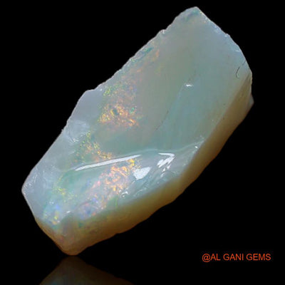 5.50 Cts Natural Australian Fire Opal Loose Gemstone Fancy Rough 15x12x7 mm R-289