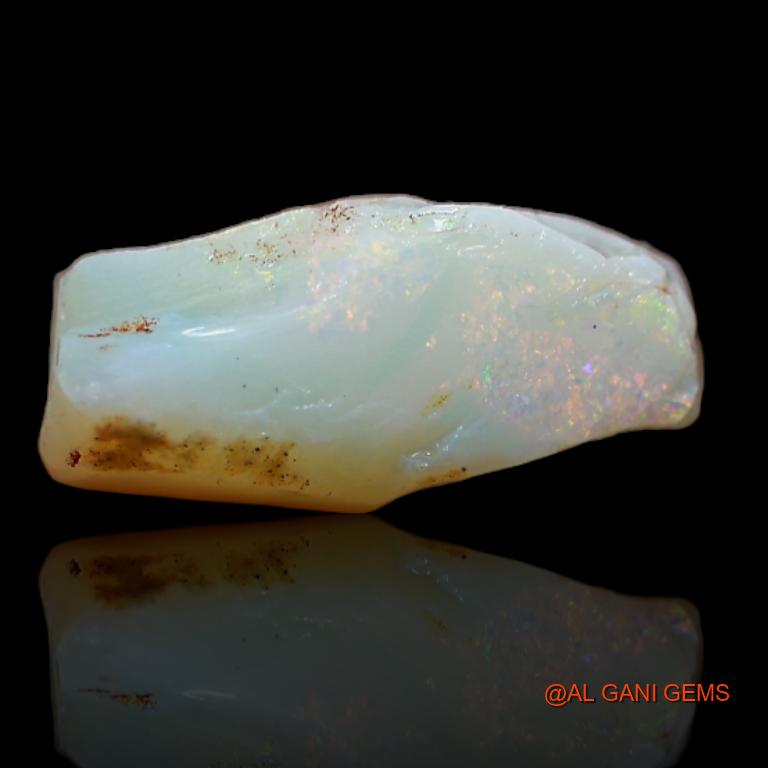 5.50 Cts Natural Australian Fire Opal Loose Gemstone Fancy Rough 15x12x7 mm R-289