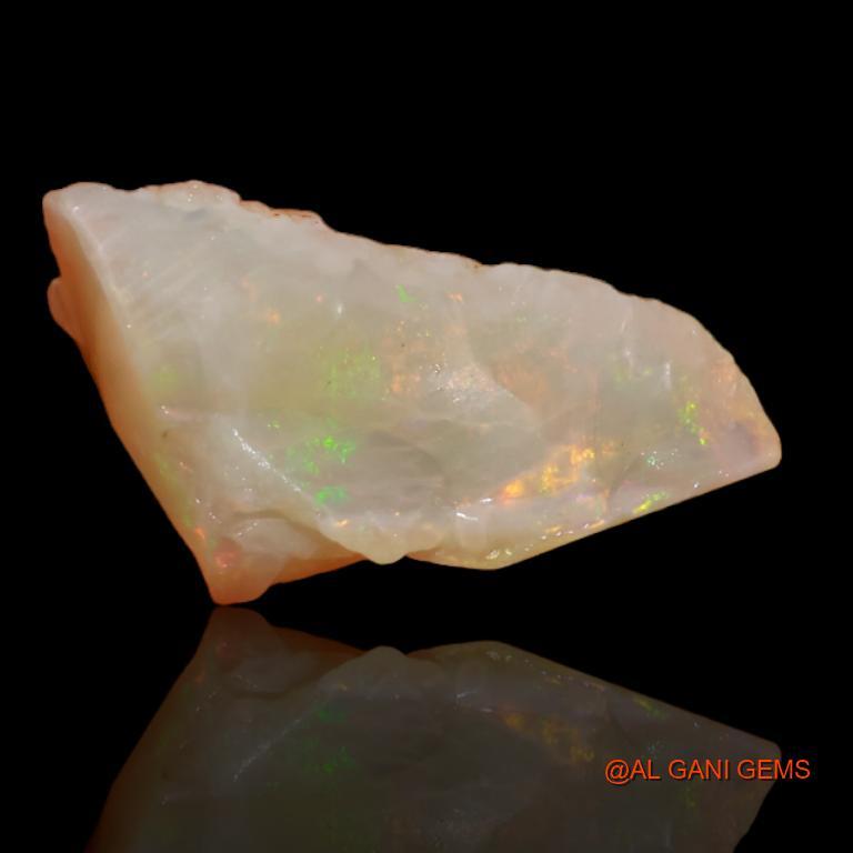 Natural Fire Opal Gemstone 5.90 Cts Loose Fancy Rough From Australia 20x10x6 mm R-290