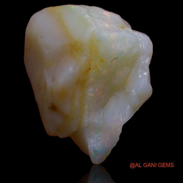 9.00 Cts Natural Australian Fire Opal Loose Gemstone Fancy Rough 18x14x9 mm R-291