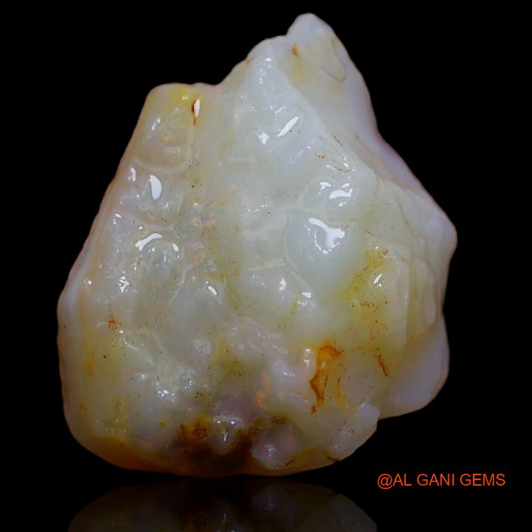 9.00 Cts Natural Australian Fire Opal Loose Gemstone Fancy Rough 18x14x9 mm R-291