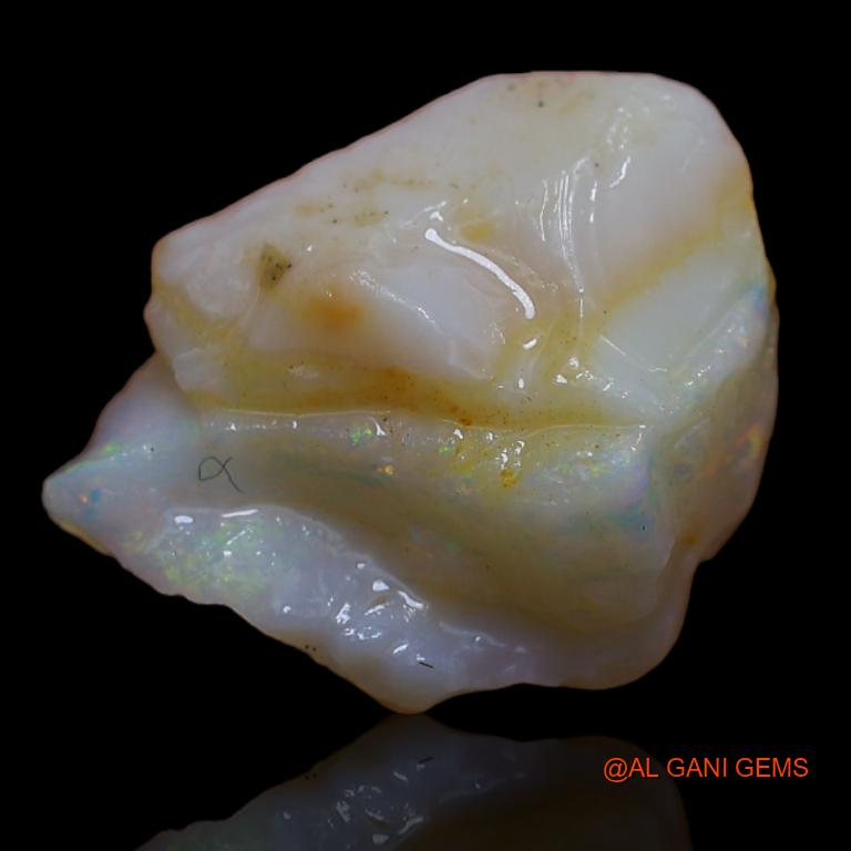 9.00 Cts Natural Australian Fire Opal Loose Gemstone Fancy Rough 18x14x9 mm R-291