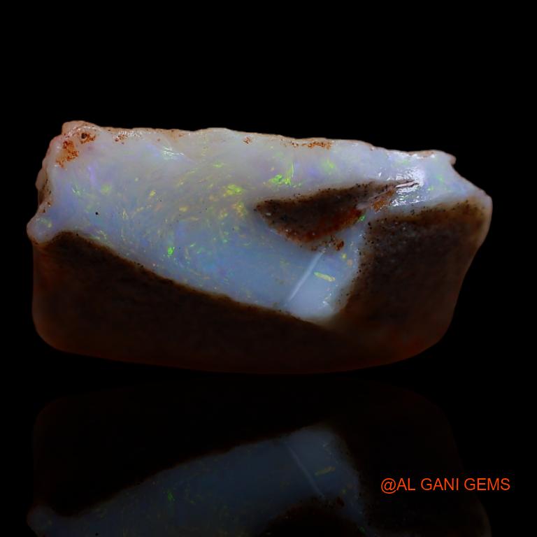 7.00 Cts Natural Australian Fire Opal Loose Gemstone Fancy Rough 17x12x7 mm R-293