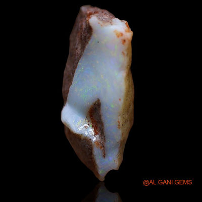 7.00 Cts Natural Australian Fire Opal Loose Gemstone Fancy Rough 17x12x7 mm R-293