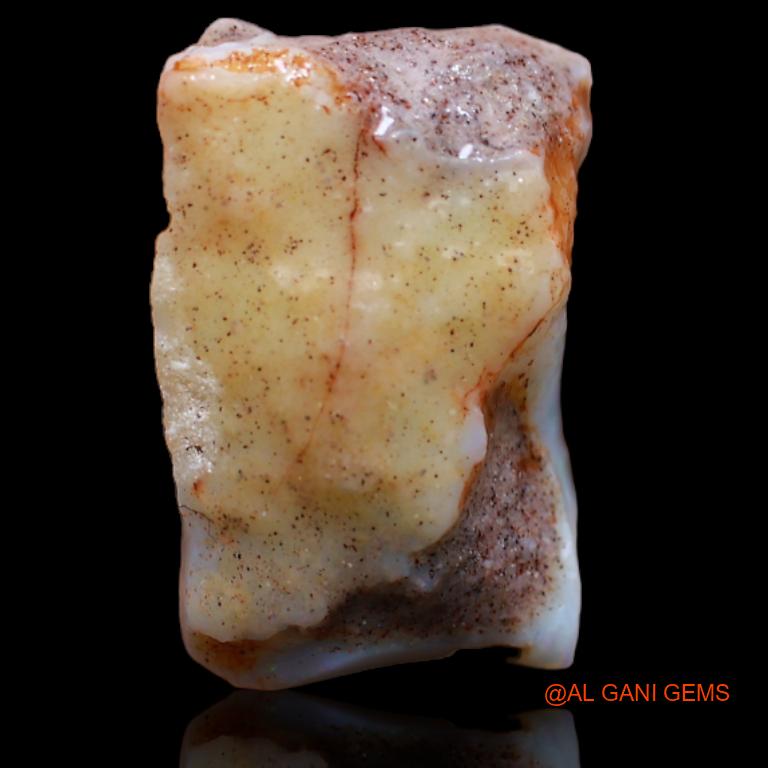 7.00 Cts Natural Australian Fire Opal Loose Gemstone Fancy Rough 17x12x7 mm R-293