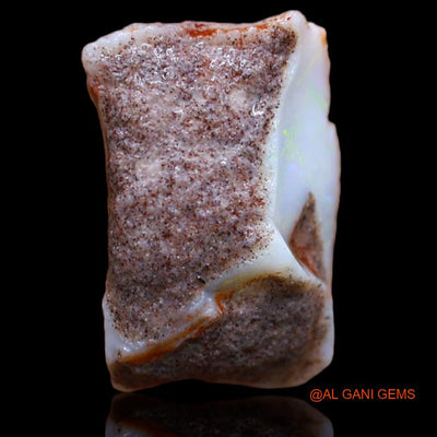 7.00 Cts Natural Australian Fire Opal Loose Gemstone Fancy Rough 17x12x7 mm R-293
