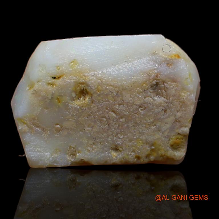 4.50 Cts Natural Australian Fire Opal Loose Gemstone Fancy Rough 16x10x3 mm R-294