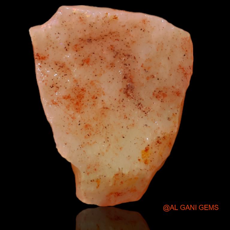 4.10 Cts Natural Australian Fire Opal Fancy Rough Loose Gemstone For Jewelry 17x14x3 mm R-297