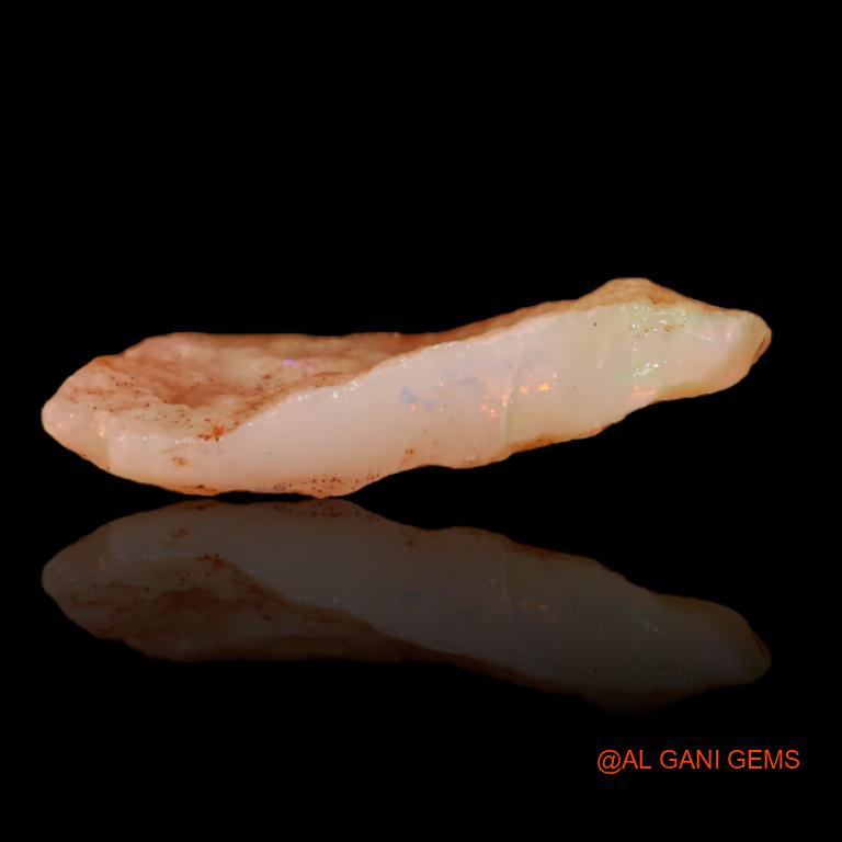 4.10 Cts Natural Australian Fire Opal Fancy Rough Loose Gemstone For Jewelry 17x14x3 mm R-297