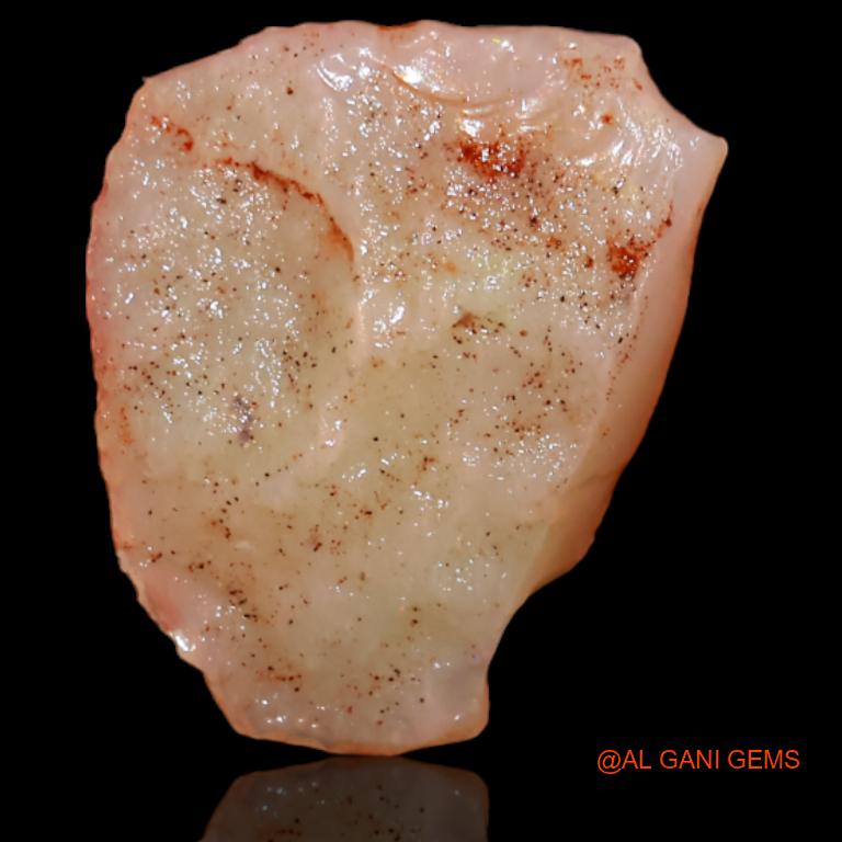 4.10 Cts Natural Australian Fire Opal Fancy Rough Loose Gemstone For Jewelry 17x14x3 mm R-297