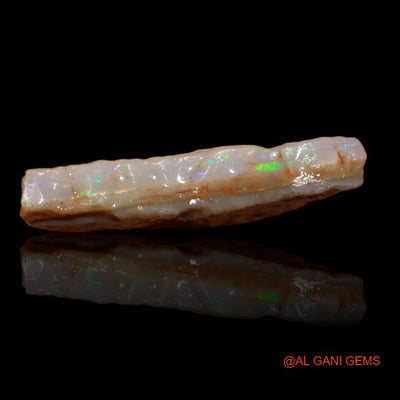 10.75 Cts Natural Australian Fire Opal Fancy Rough Loose Gemstone For Jewelry 23x19x4 mm R-298
