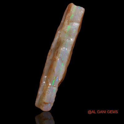 10.75 Cts Natural Australian Fire Opal Fancy Rough Loose Gemstone For Jewelry 23x19x4 mm R-298