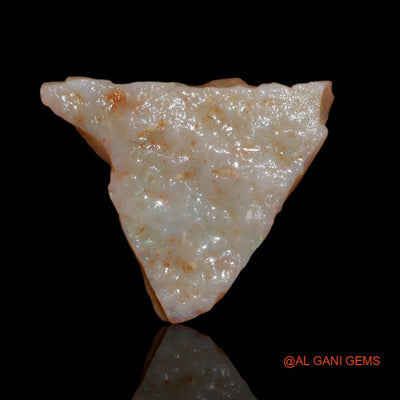 10.75 Cts Natural Australian Fire Opal Fancy Rough Loose Gemstone For Jewelry 23x19x4 mm R-298