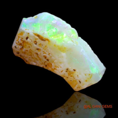 Natural Fire Opal Gemstone 2.80 Cts Loose Fancy Rough From Australia 6x4x2 mm R-29
