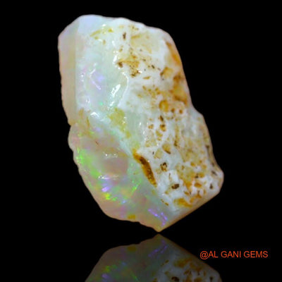 Natural Fire Opal Gemstone 2.80 Cts Loose Fancy Rough From Australia 6x4x2 mm R-29