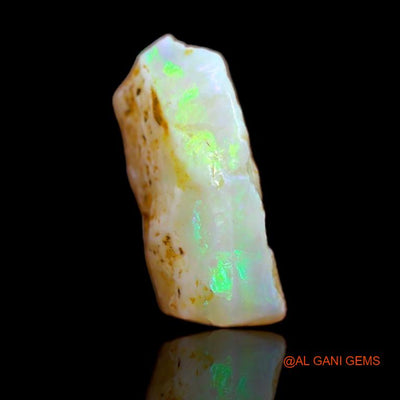 Natural Fire Opal Gemstone 2.80 Cts Loose Fancy Rough From Australia 6x4x2 mm R-29