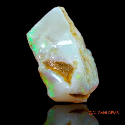 Natural Fire Opal Gemstone 2.80 Cts Loose Fancy Rough From Australia 6x4x2 mm R-29