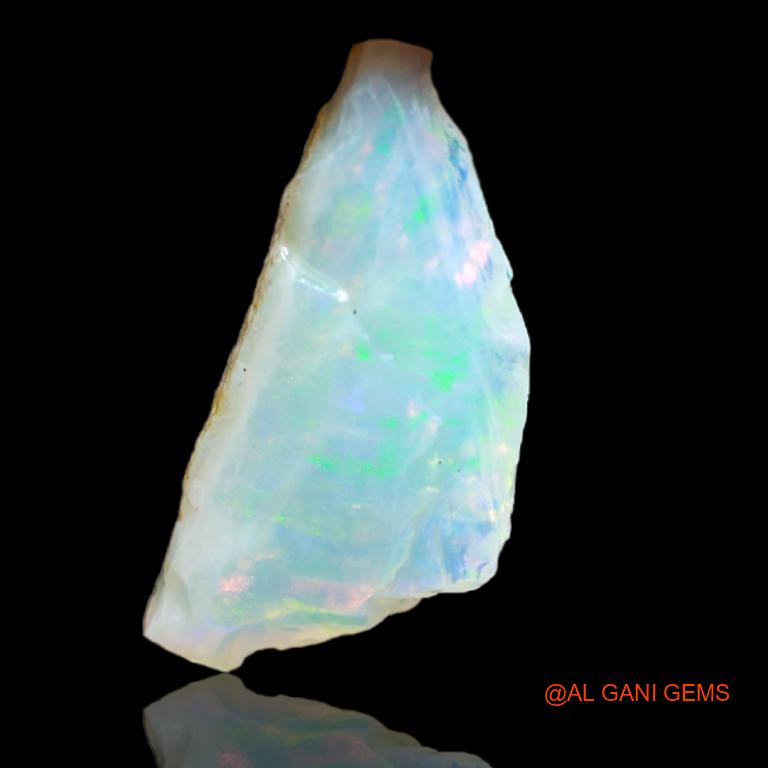 5.75 Cts Natural Australian Fire Opal Loose Gemstone Fancy Rough 23x11x4 mm R-2