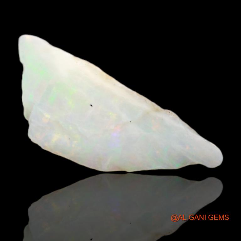 5.75 Cts Natural Australian Fire Opal Loose Gemstone Fancy Rough 23x11x4 mm R-2