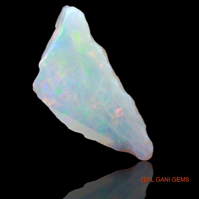 5.75 Cts Natural Australian Fire Opal Loose Gemstone Fancy Rough 23x11x4 mm R-2
